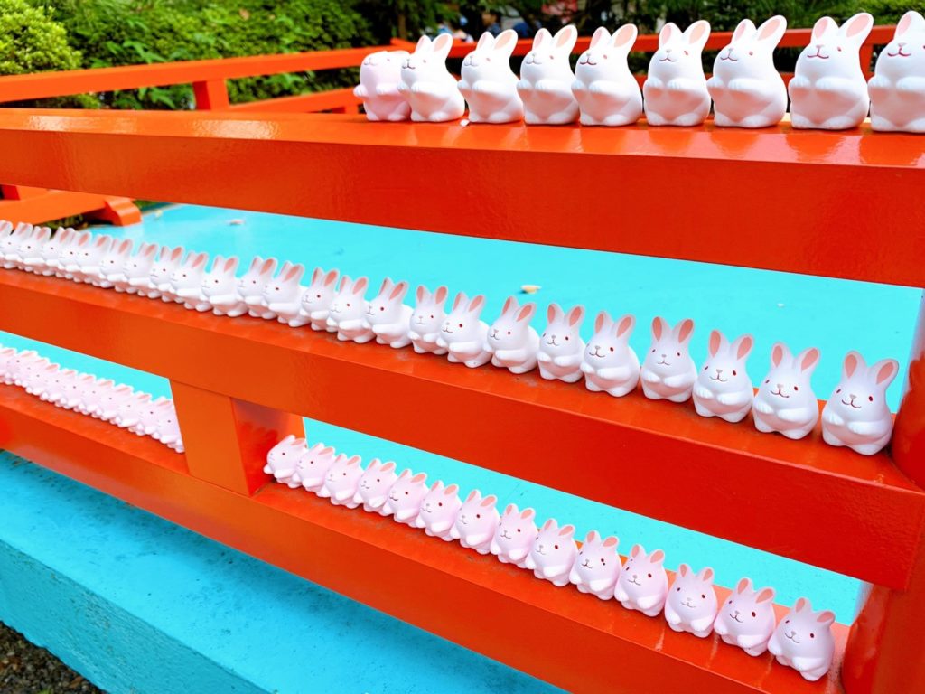 岡崎神社　うさぎみくじ